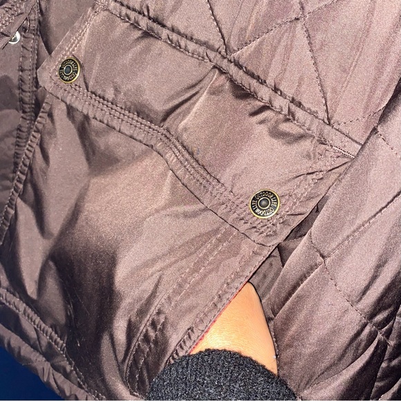 Men's Tweed Vest- Quilted Wool Blend Yoke, Pockets, Warm, Puffer, collar - Picture 5 of 11